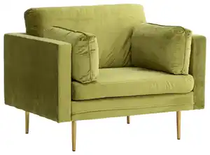 SESSEL BOOM, Grün, Goldfarben