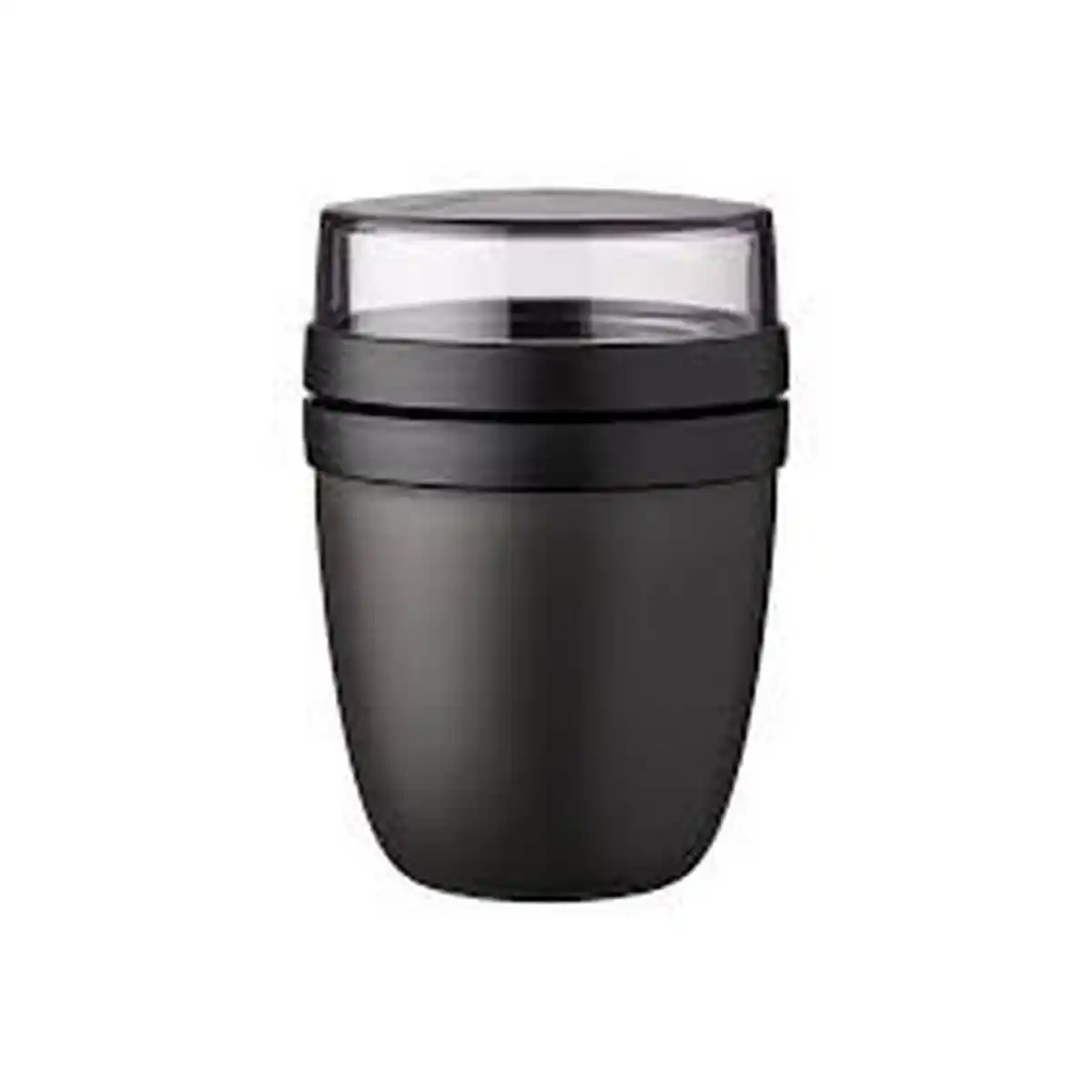 Bild 1 von Mepal Joghurtbecher-To-Go Ellipse, Schwarz, Kunststoff, 10.7x10.7x15.1 cm, BPA-frei, Küchenzubehör, Vorratsbehälter, Brotdosen