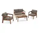 Bild 1 von Garten-Lounge-Set mit Textilgeflecht, 4tlg.