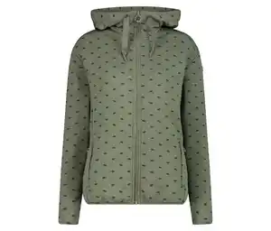 CMP Damen-Fleece-Jacke mit Kapuze, avocado