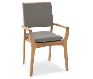 Stapelbarer Teak-Gartenstuhl
