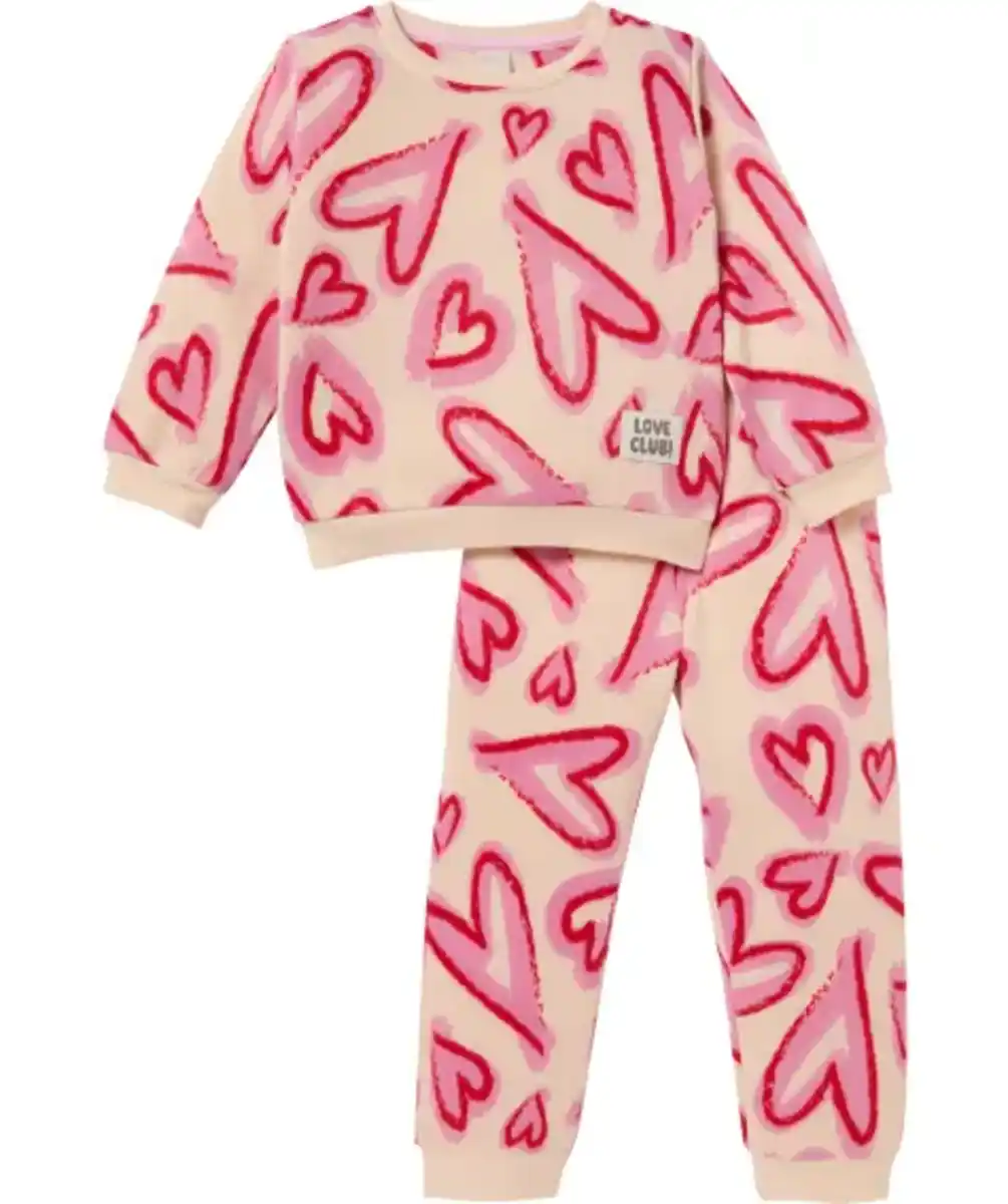 Bild 1 von Jogginganzug Herzen, creme