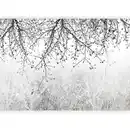 Bild 1 von artgeist Fototapete, Grau, Schwarz, Textil, Bäume, 250x175 cm, CE, Tapeten & Wandverkleidungen, Fototapeten