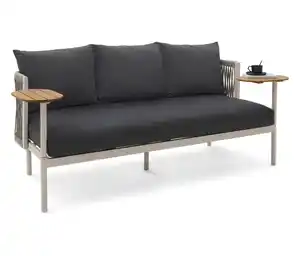 Gartensofa mit 2 Drehtischen