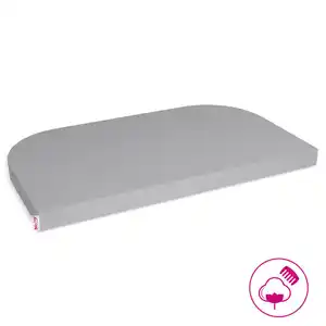 Babybay Kinderspannbetttuch Babybay Maxi und Boxspring, Grau, Textil, 50x6x89 cm, Oeko-Tex® Standard 100, bügelfrei, Rundumgummi, hautsympathisch, atmungsaktiv, gute Dehnbarkeit, einfaches Überzie