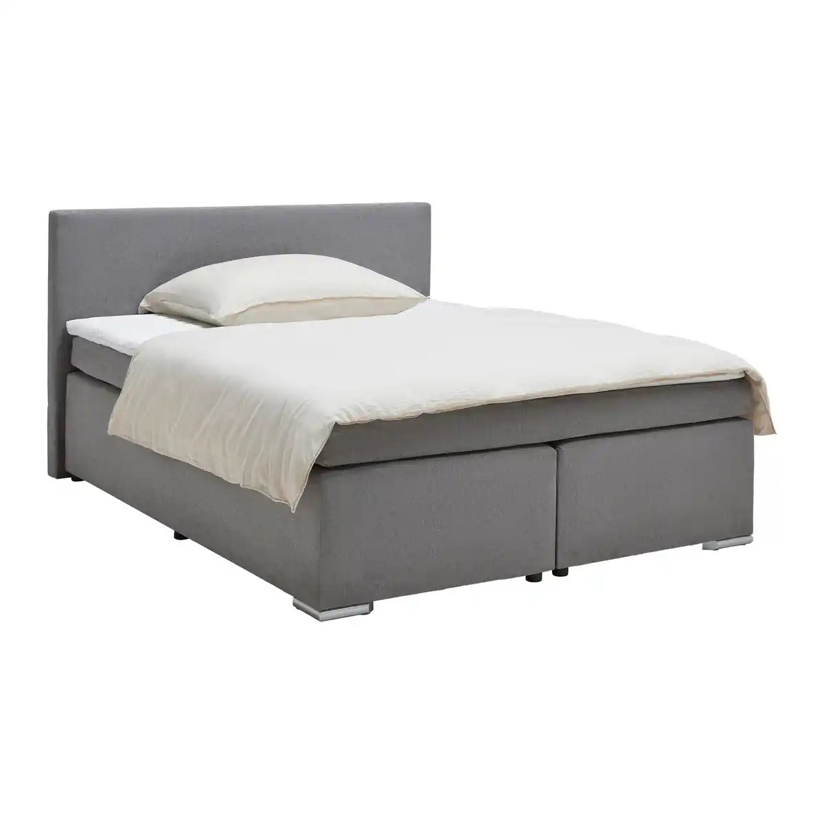 Bild 1 von Boxspringbett Mira 2 Grau ca. 180x200cm, Grau