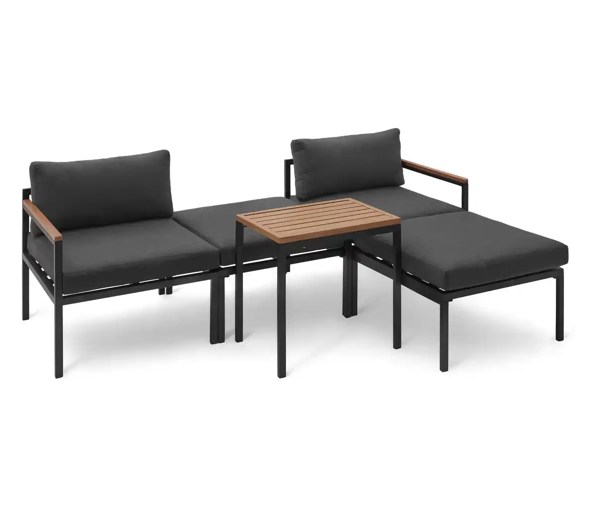 Bild 1 von Modulares Garten-Lounge-Set, 5-teilig