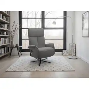 Sit & More Relaxsessel TV Triple Seven Xtra Large S1, Schlamm, Textil, 86x111x86 cm, Goldenes M, Oeko-Tex® Standard 100, Made in Europe, DGM-Klimapakt, Relaxfunktion, Liegefunktion, Herz-Waage-Funkt