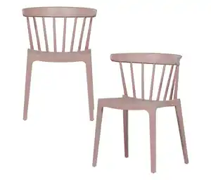 WOOOD 2 Gartenstühle, rosé