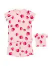 Bild 1 von Kinder-Kurzpyjama Erdbeeren rosa