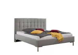 Polsterbett Maurizio Grau ca. 200x200 cm, Grau