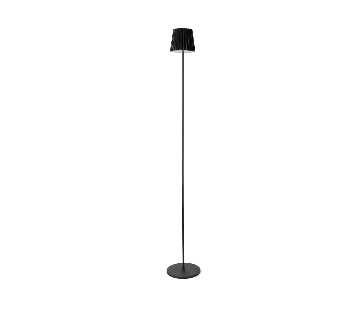 Bild 1 von LED-Akku-Outdoor-Stehleuchte, schwarz