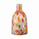 Bild 1 von Vase, Mehrfarbig, Glas, bauchig, 25 cm, zum Stellen, auch für frische Blumen geeignet, Dekoration, Vasen, Glasvasen