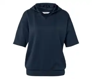 Hoodie aus Modal-Mix, dunkelblau