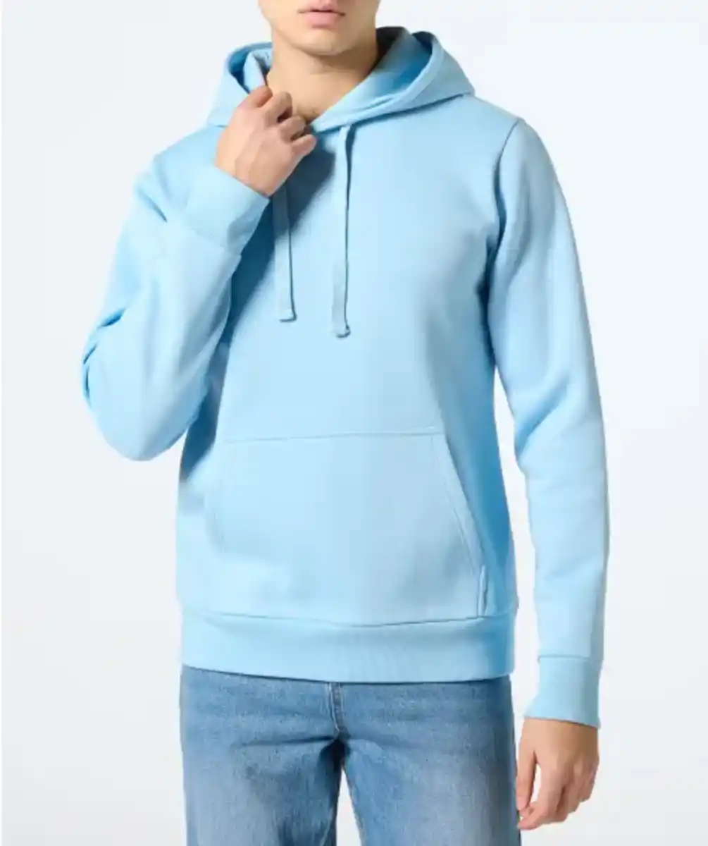 Bild 1 von Sweatshirt mit angerautem Innenstoff, blau