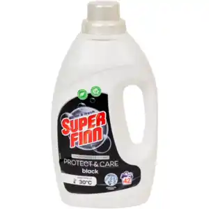 Superfinn Waschmittel Schwarz