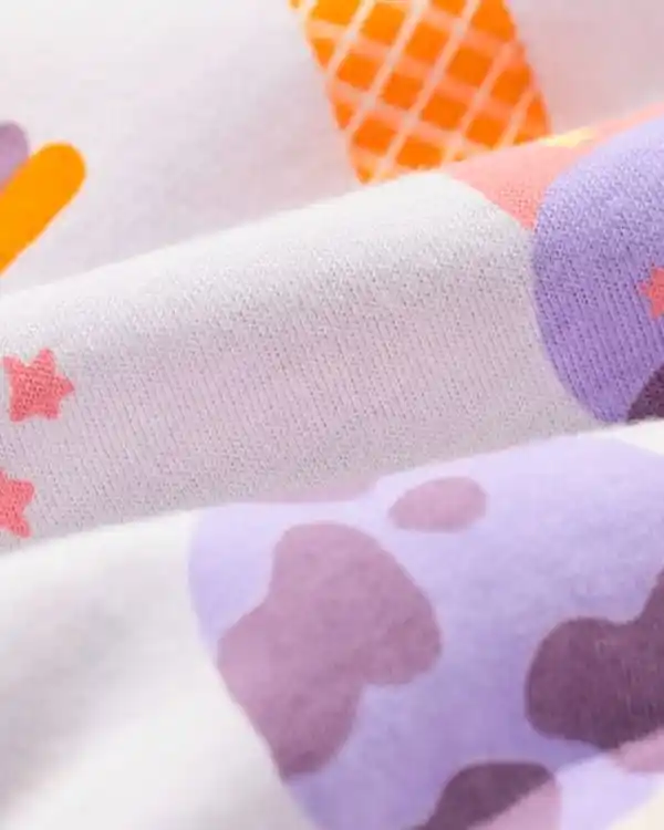 Bild 2 von Kindernachthemd, Eistüten, mit Puppenpyjama violett