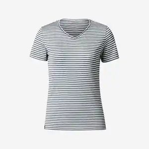 SIMOND Merinoshirt Damen kurzarm - Merino Fresh gestreift