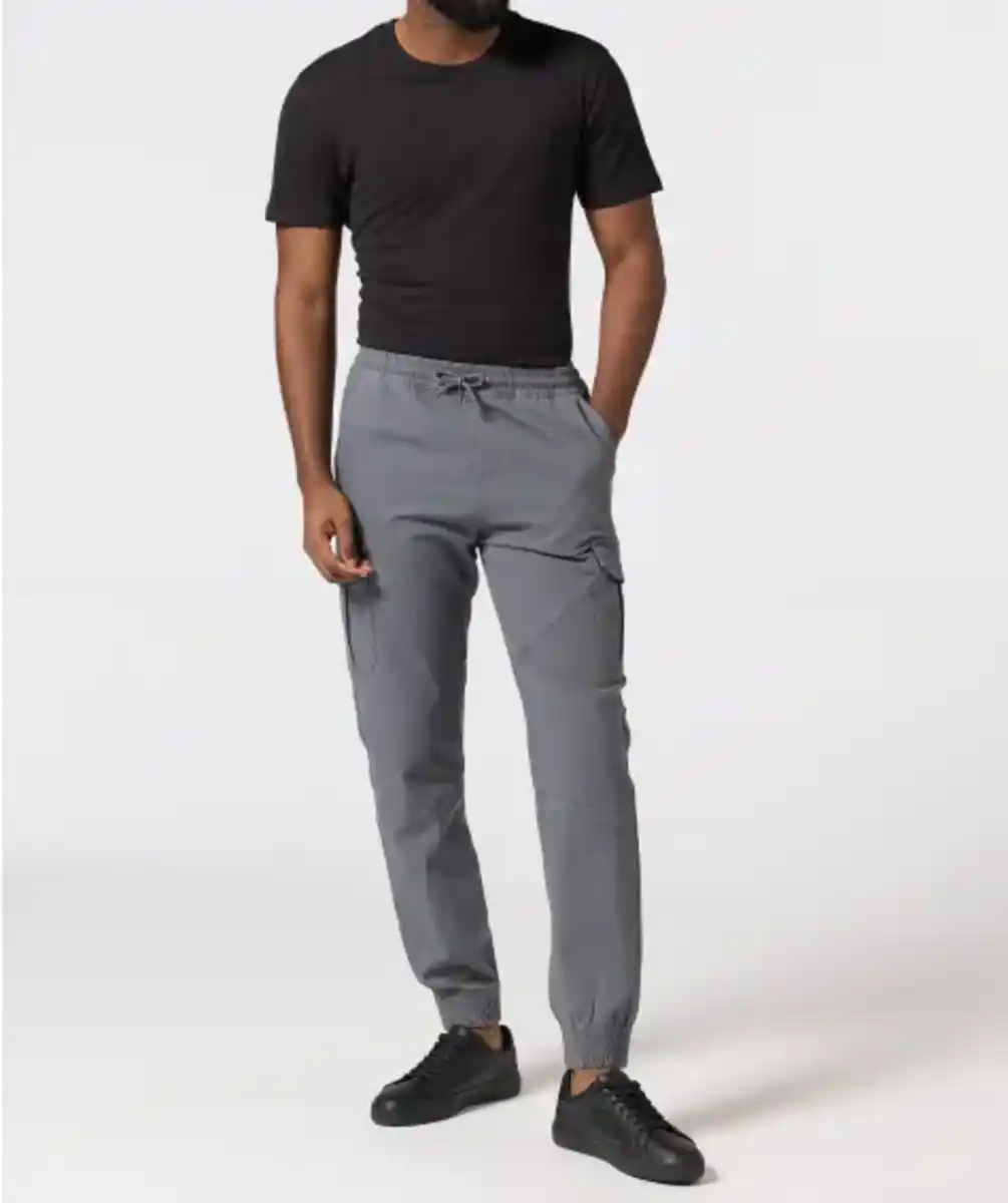 Bild 1 von Cargohose mit Klett, grau