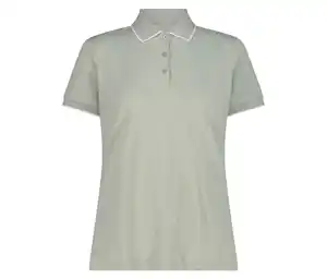 CMP Damen-Poloshirt aus Stretch-Piqué, pistazie