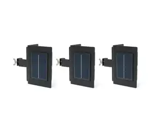 3 Solar-Dachrinnenleuchten