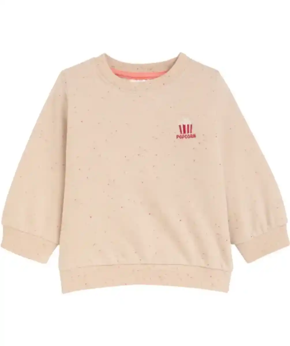 Bild 1 von Newborn Sweatshirt mit Stickerei, naturfarben