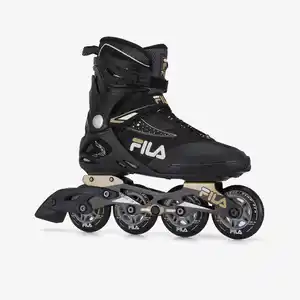 FILA Inline Skates Inliner Damen/Herren Fitness - Fila Bond 84 mm schwarz/gold