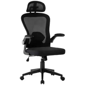 Carryhome Drehstuhl, Schwarz, Kunststoff, Textil, Drehkreuz, 59x118-128x64 cm, Sitzfläche 360° drehbar, Arbeitszimmer, Bürostühle, Drehstühle