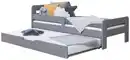 Bild 1 von Bett Bennet mit ca. 90x200 cm Hellgrau, Hellgrau