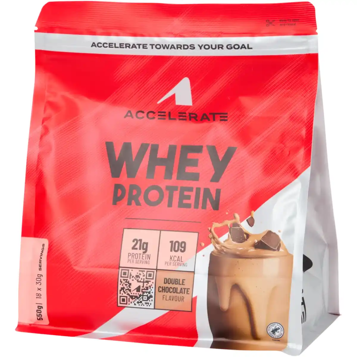 Bild 1 von Accelerate Whey Proteinpulver Double Chocolate