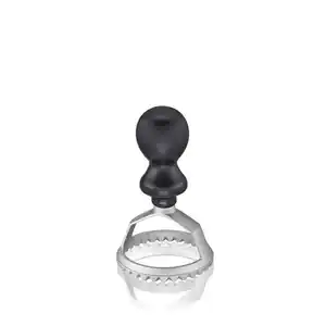 Gefu Ravioliausstecher Liguri, Grau, Schwarz, Metall, Kunststoff, 6.8x12x6.8 cm, Kochen, Küchenhelfer, Sonstige Küchenhelfer