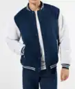 Bild 1 von Collegejacke mit Kontrastärmeln, dunkelblau
