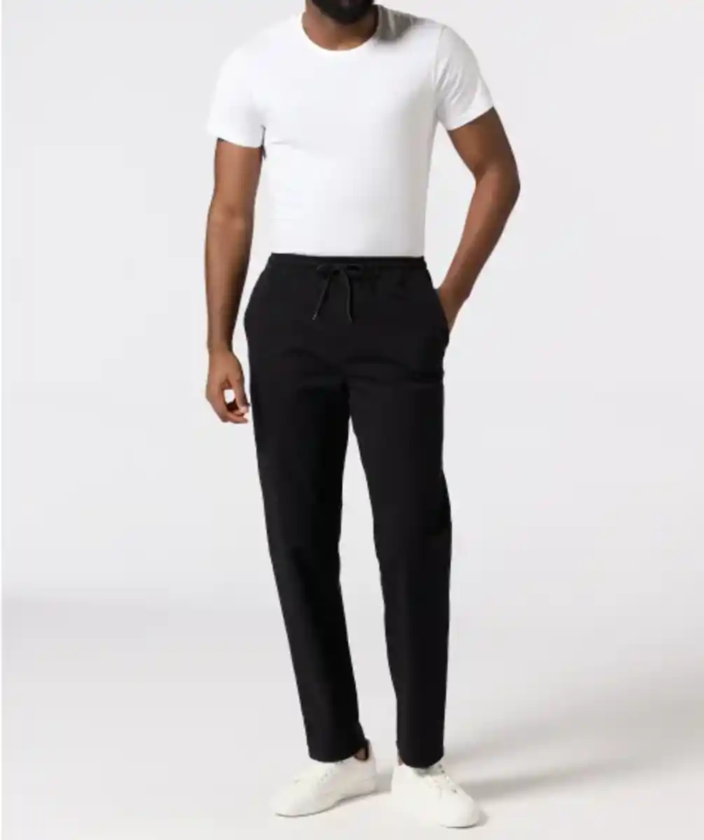 Bild 1 von Hose mit elastischem Bund, schwarz