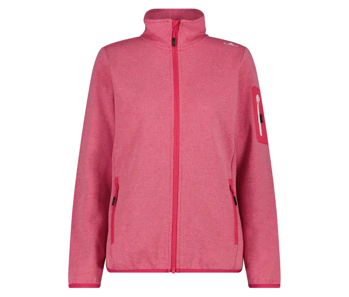 Bild 1 von CMP Damen-Knit-Tech-Fleece, magenta-weiß