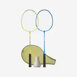 DECATHLON Badminton Set Fun BR130 lime/blau