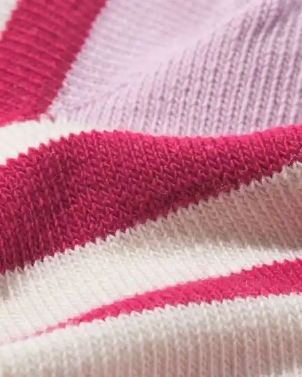 Bild 2 von Kinder-Kurzsöckchen, gestreift – 5 Paar rosa