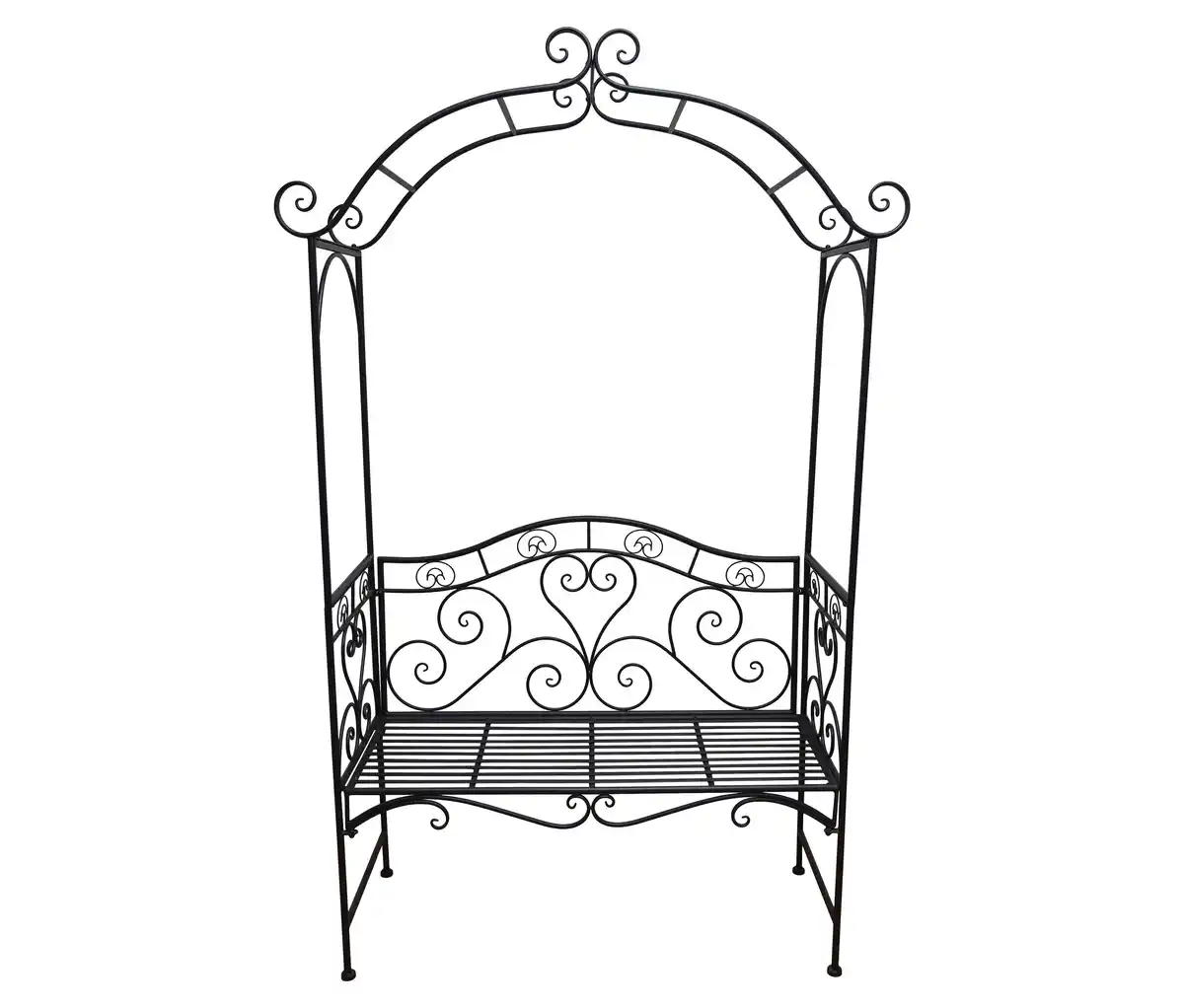 Bild 1 von Rosenbogen mit Bank