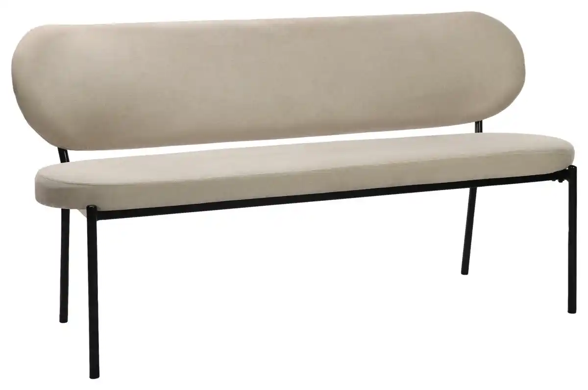 Bild 1 von Sitzbank Jersey Taupe/Schwarz, Schwarz, Taupe