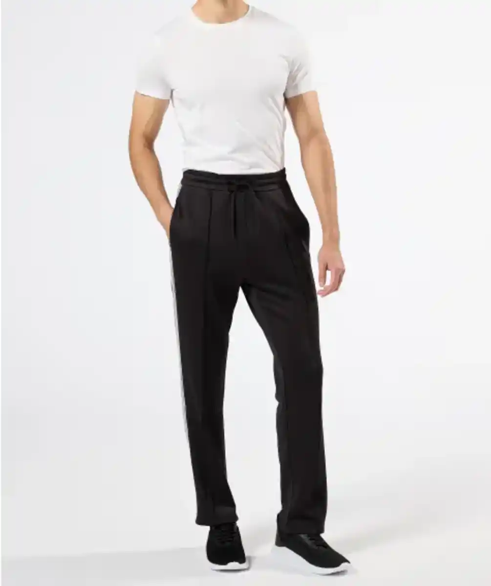 Bild 1 von Jogginghose mit Bügelfalte, schwarz