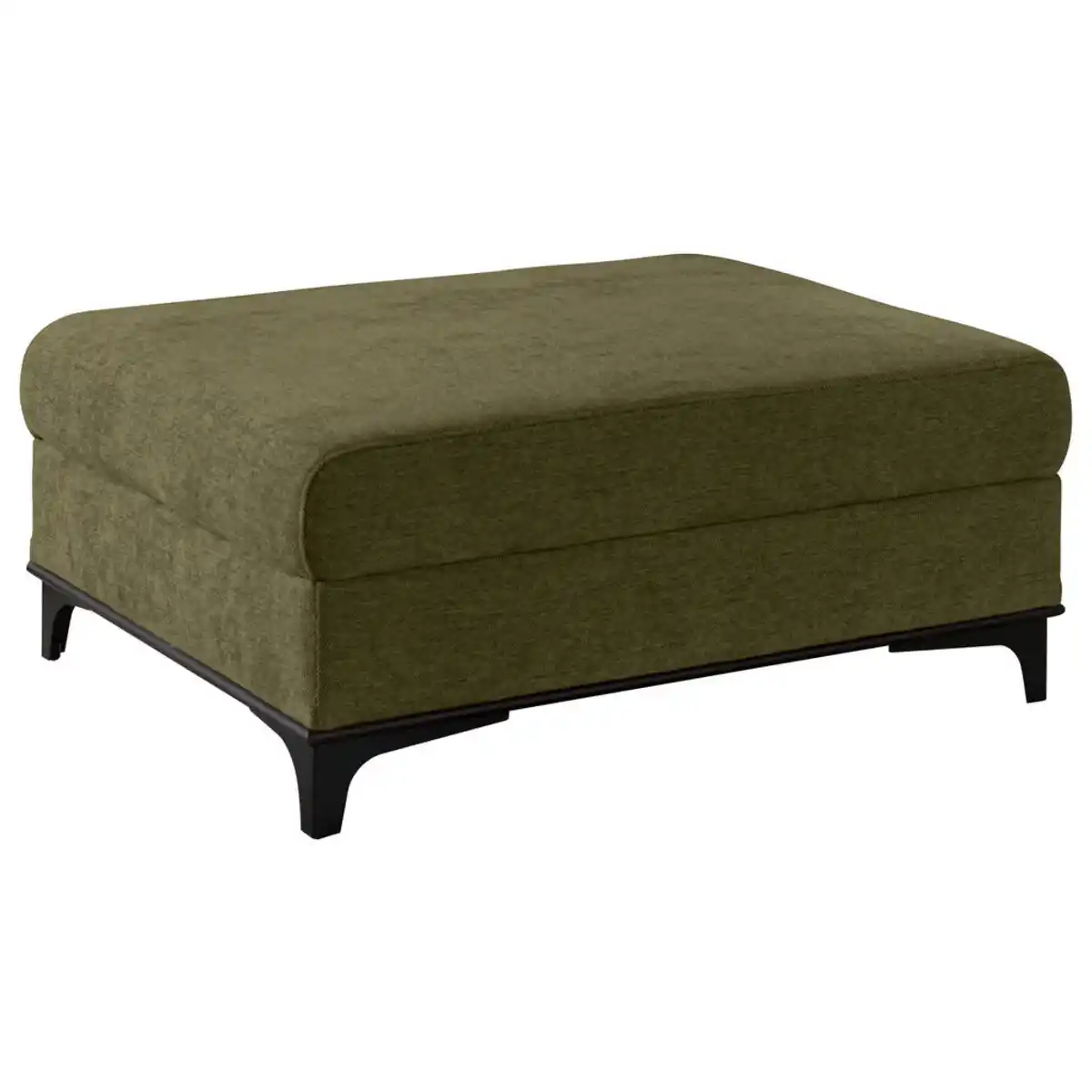 Bild 1 von Stylife Hocker, Olivgrün, Textil, Buche, massiv, rechteckig, 100x41x78 cm, Stoffauswahl, Wohnzimmer, Hocker, Sitzhocker