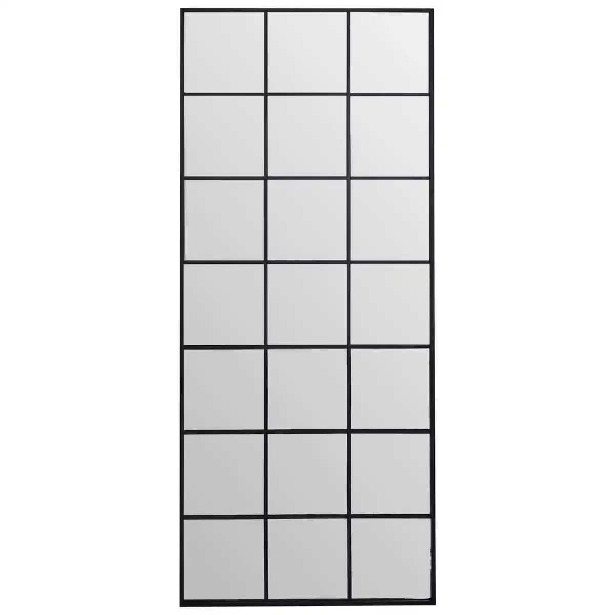 Bild 1 von Carryhome Wandspiegel, Schwarz, Metall, Glas, Holzwerkstoff, rechteckig, 60x140x1.6 cm, Ganzkörperspiegel, Spiegel, Wandspiegel