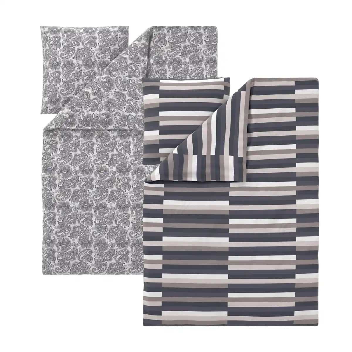 Bild 1 von LIV&BO® Satin-Bettwäsche-Set ca. 155 x 220 cm, 2-teilig