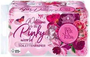 THE PAPERMAKERS Toilettenpapier »Pinky World«, Packg. = 16 x 130 Blatt