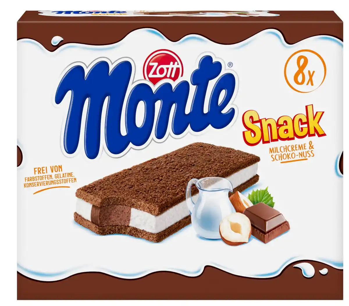 Bild 1 von ZOTT Monte Snack, 8 St. = 232-g-Packg.