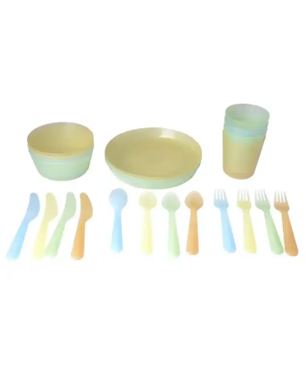 Bild 1 von Besteck- und Geschirrset fürs Picknick, bunt