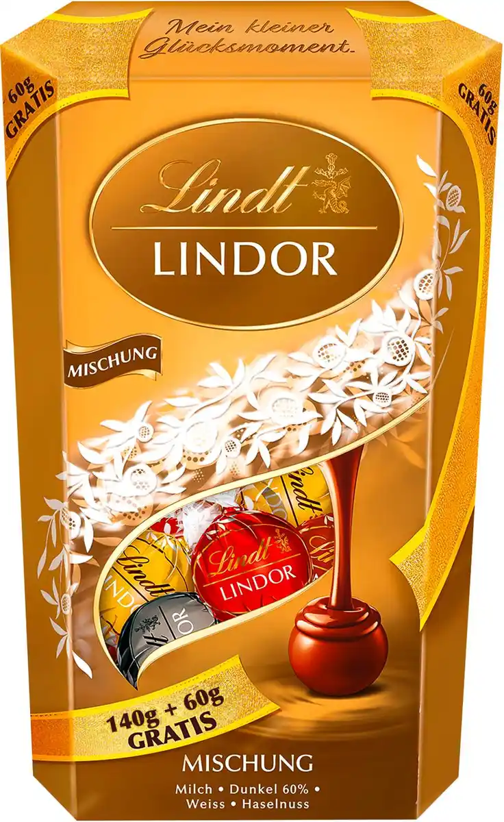 Bild 1 von LINDT Lindor, 200-g-Packg.