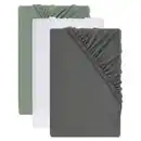 Bild 1 von LIV&BO® Jersey-Spannbettlaken ca. 90 - 100 x 200 cm