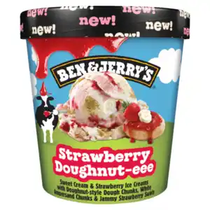 Ben & Jerry's Strawberry Doughnut-eee 465ml