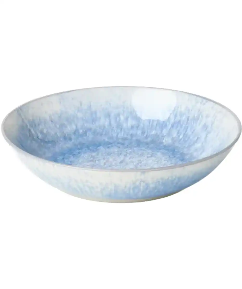 Bild 1 von Schale Batik-Optik, weiß/hellblau