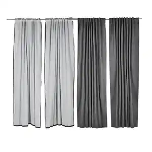 LIVARNO® Blackout-Vorhangschals, 2-St.-Packg.